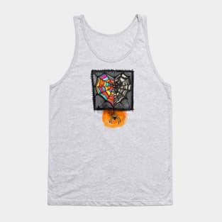 Ophelia Hall Friendship Window with Full Moon Spider Tank Top